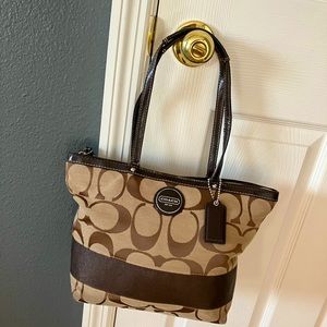 Chocolate brown Coach Bag